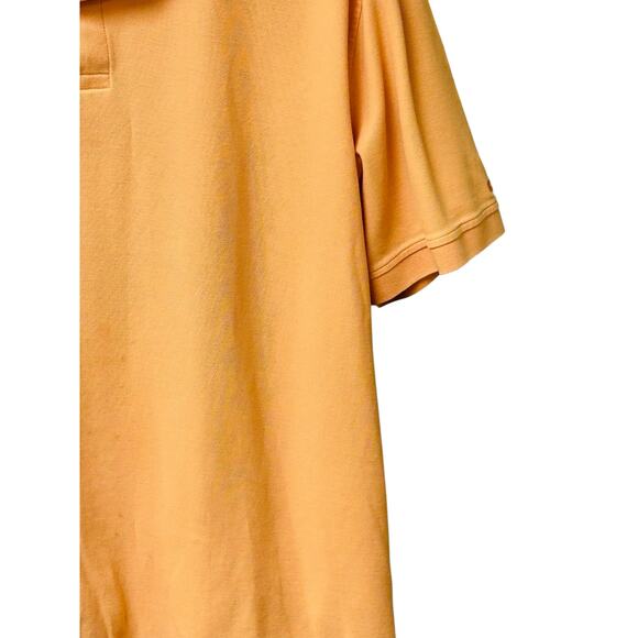 IZOD Heritage Polo Shirt XXL Orange Logo Casual‎ Work Short Sleeve Men’s - Picture 3 of 8